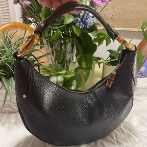 Gucci Bamboo Hobo Moon Bag